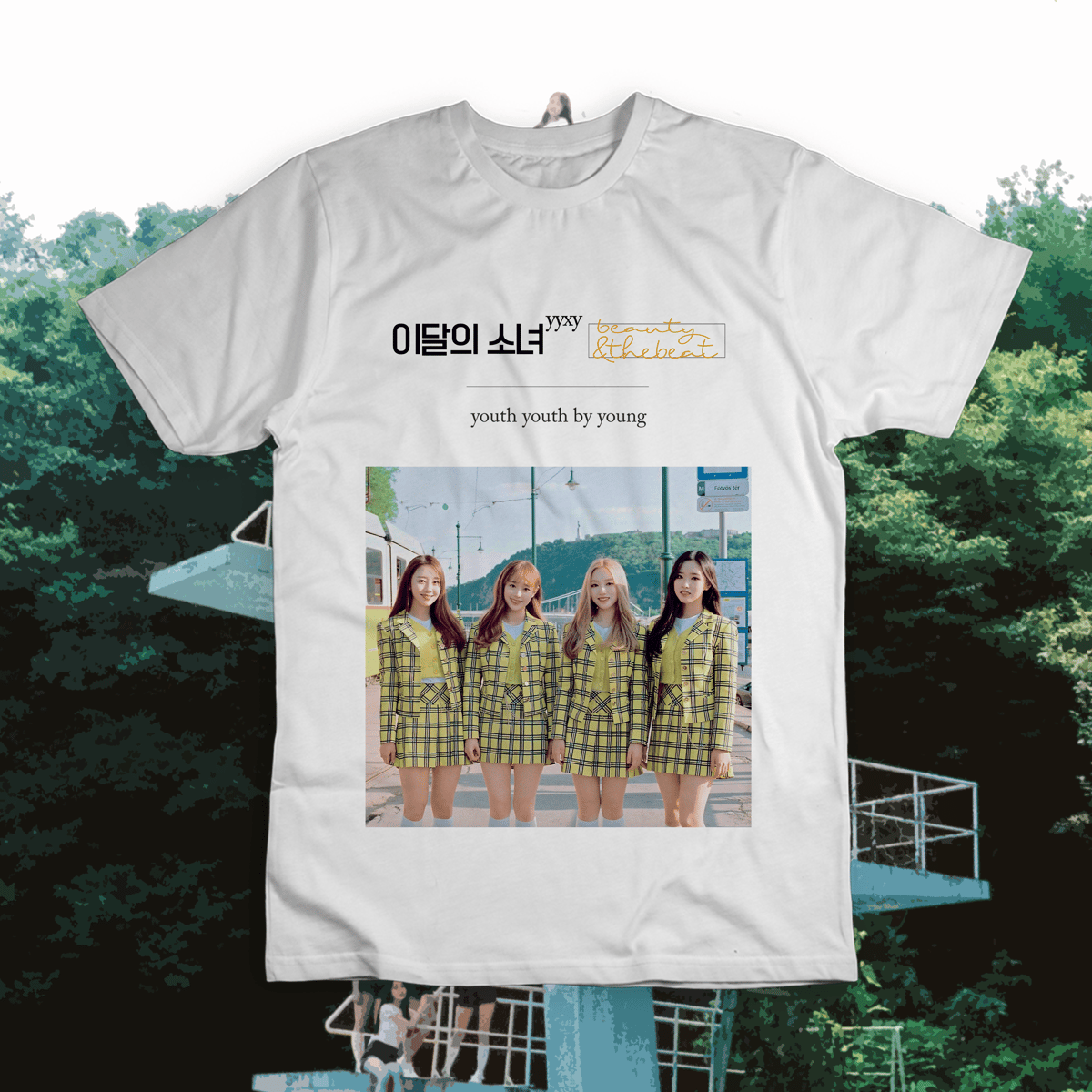 Nome do produto: Camiseta \'LOONA YYXY - BEAUTY & THE BEAT\'