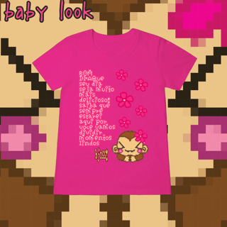 Nome do produto Baby Look 'mensagem de bom dia'