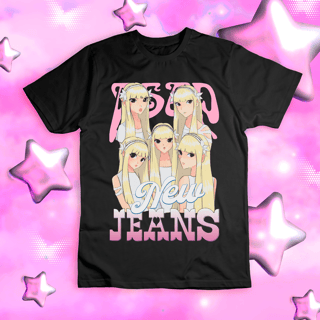 Nome do produto 'Camiseta NEWJEANS - ASAP (Versão Anime)'