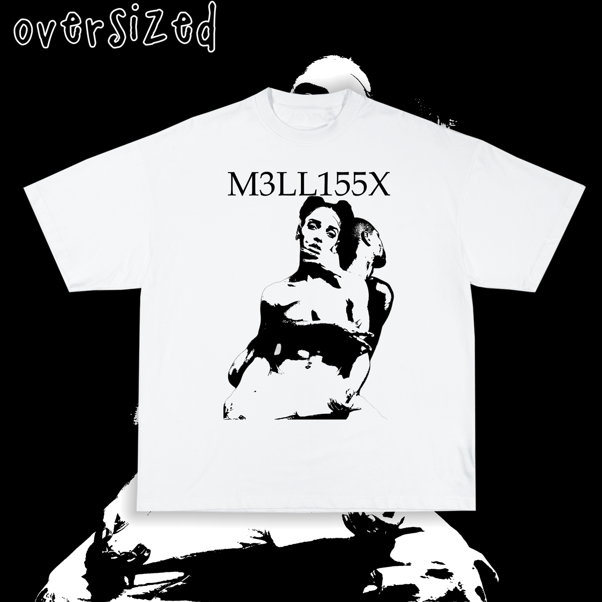 Nome do produto: Camiseta Oversized Branca \'FKA TWIGS - M3LL155X\'
