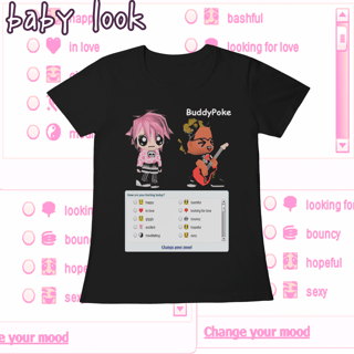 Nome do produto Baby Look 'BuddyPoke'