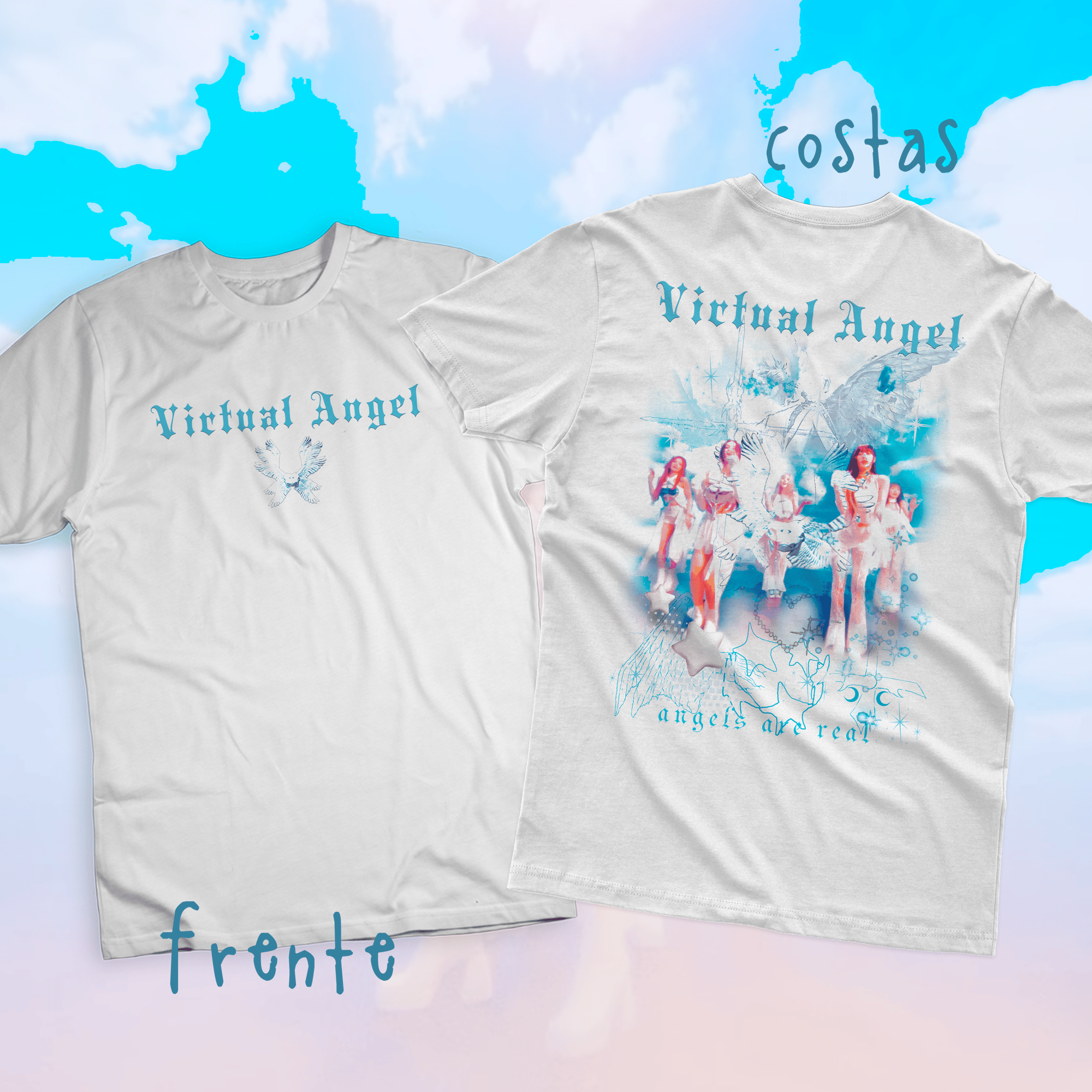 Camiseta Frente e Costas 'ARTMS - VIRTUAL ANGEL'