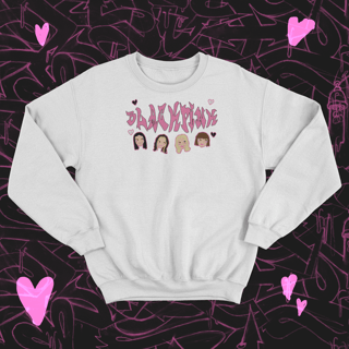 Nome do produto Moletom Blusão 'BLACKPINK'