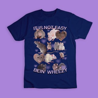 Nome do produto Camiseta 'IT IS NOT EASY BEIN' WHEZZY'