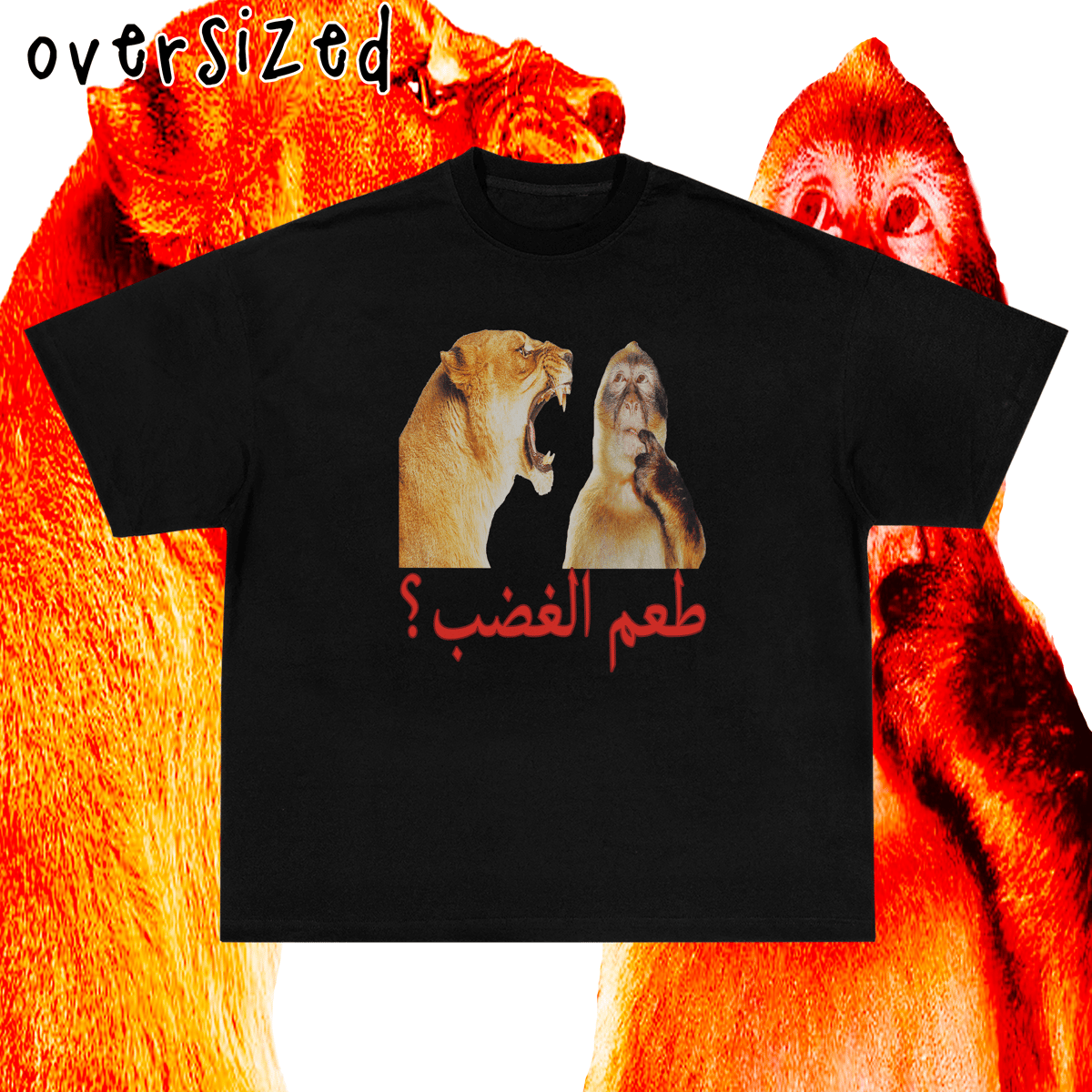 Nome do produto: Camiseta Oversized \'rage bait?\'