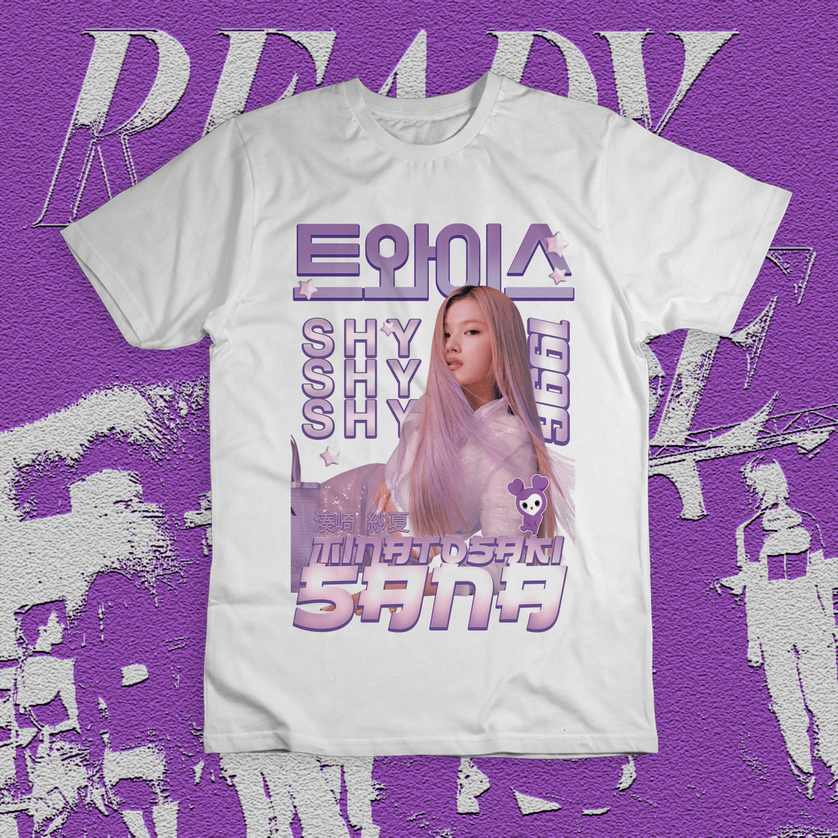 Nome do produto: Camiseta \'MINATOSAKI SANA (Twice)\'