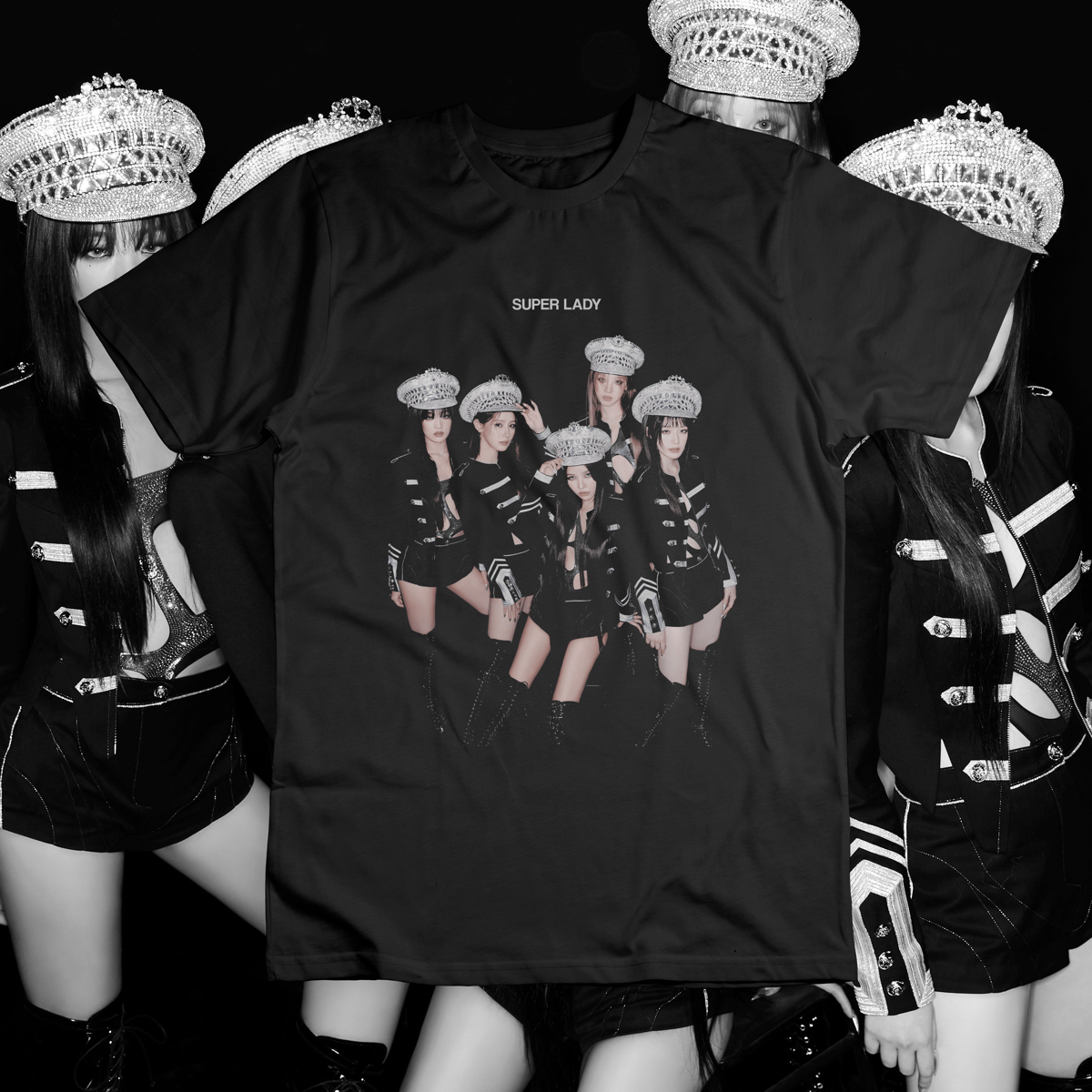 Nome do produto: Camiseta \'(G)I-DLE - SUPER LADY\'