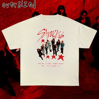 Nome do produto Camiseta Oversized 'STRAY KIDS (versão 1)'