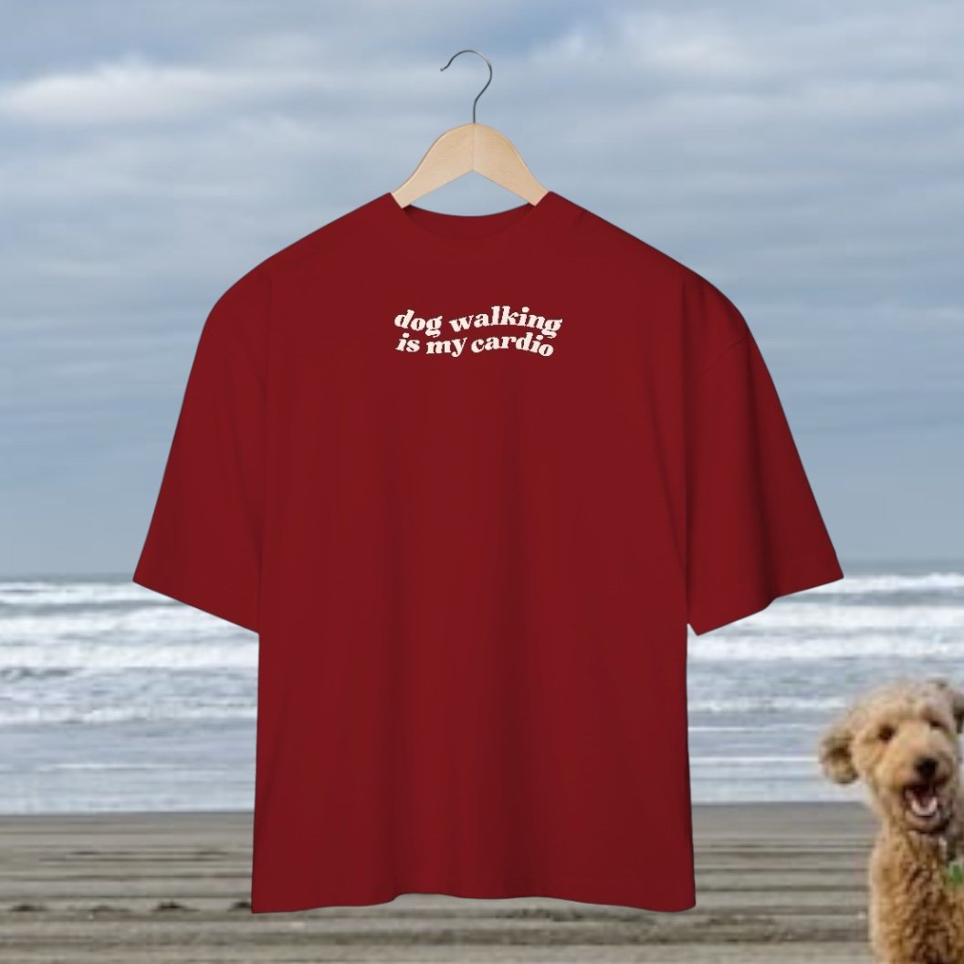 Nome do produto: oversized • dog walking is my cardio