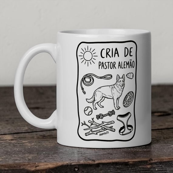 caneca • cria de pastor alemão