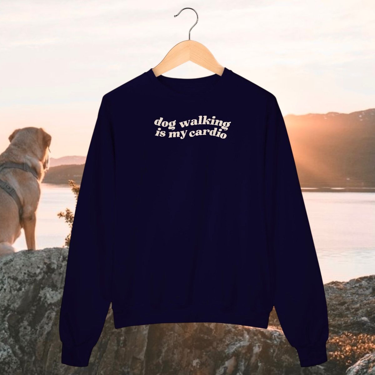 Nome do produto: moletom prime • dog walking is my cardio