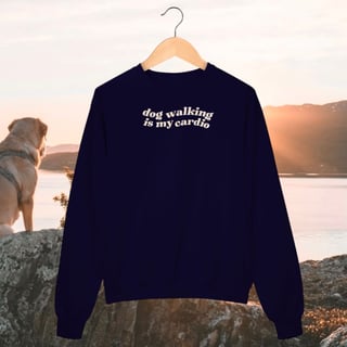 Nome do produto moletom prime • dog walking is my cardio