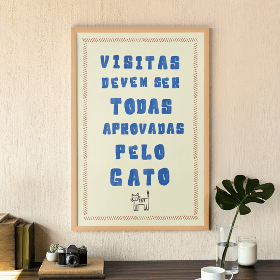 quadro • visitantes? depende do gato