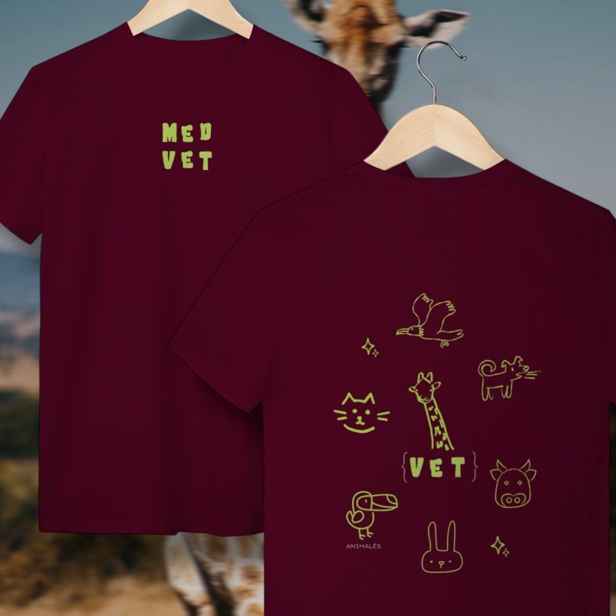 Nome do produto: t-shirt • {vet} frente & costas