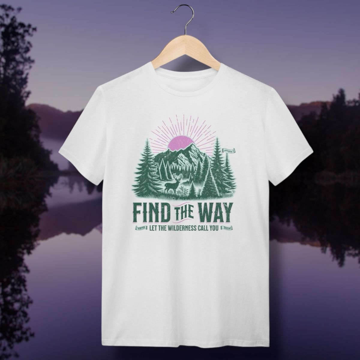 Nome do produto: t-shirt • find the way