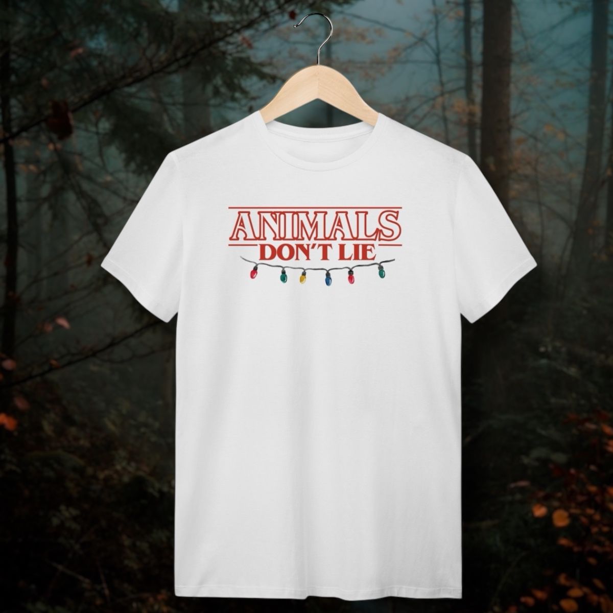 Nome do produto: t-shirt  • animals don\'t lie