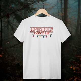 Nome do produto t-shirt  • animals don't lie