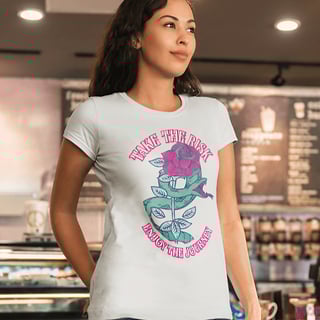 Nome do produto T-SHIRT BABY LONG QUALITY TAKE THE RISK