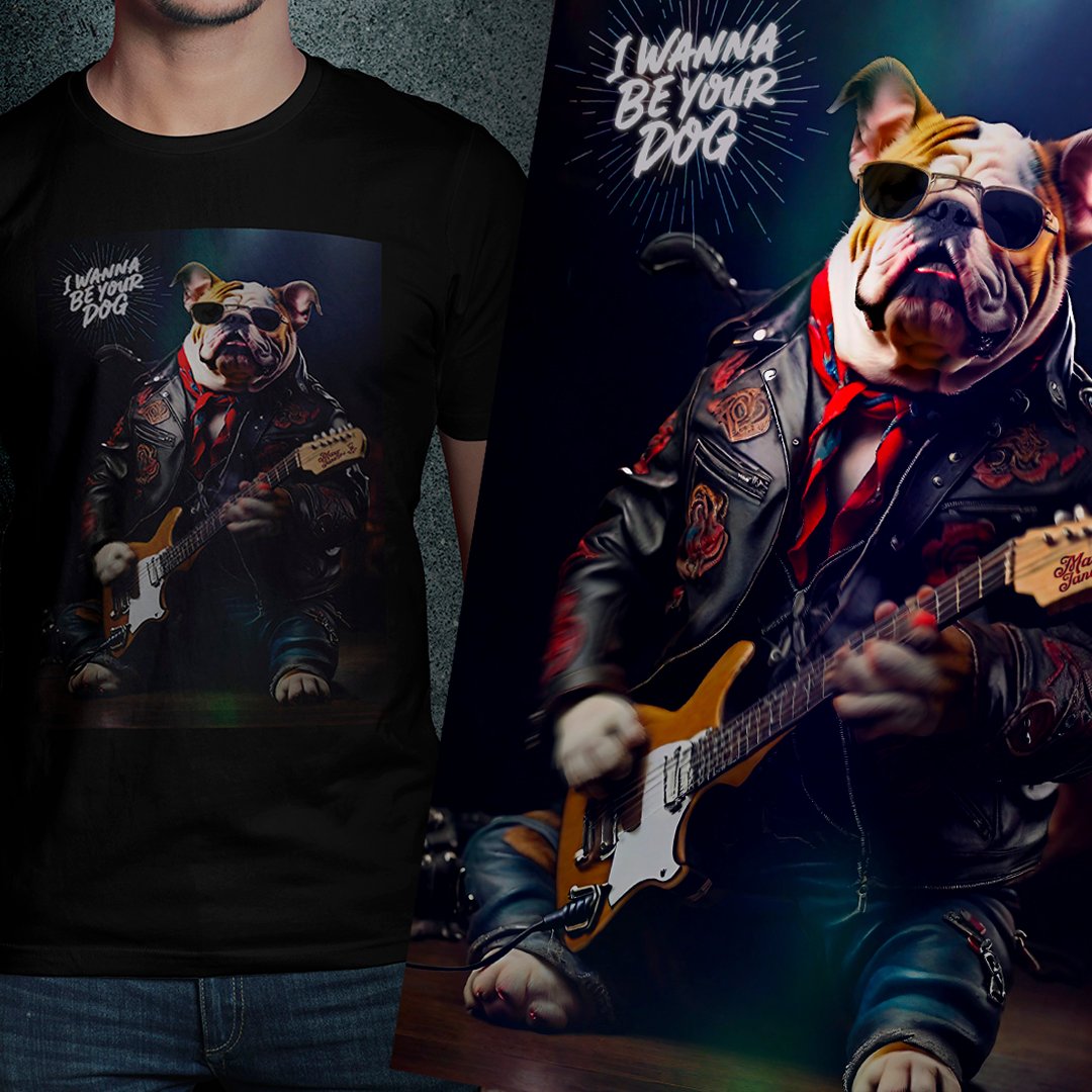 Nome do produto: T-SHIRT I WANNA BE YOUR DOG