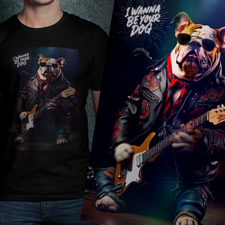 T-SHIRT I WANNA BE YOUR DOG