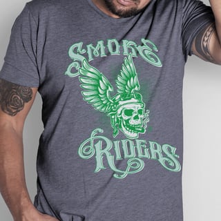 Nome do produto Tshirt Skull Smoke