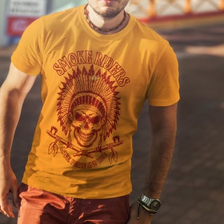 Nome do produto T-SHIRT CLASSIC SMOKE RIDERS RED