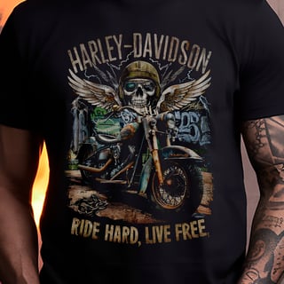 T-SHIRT PLUS SIZE RIDE HARD