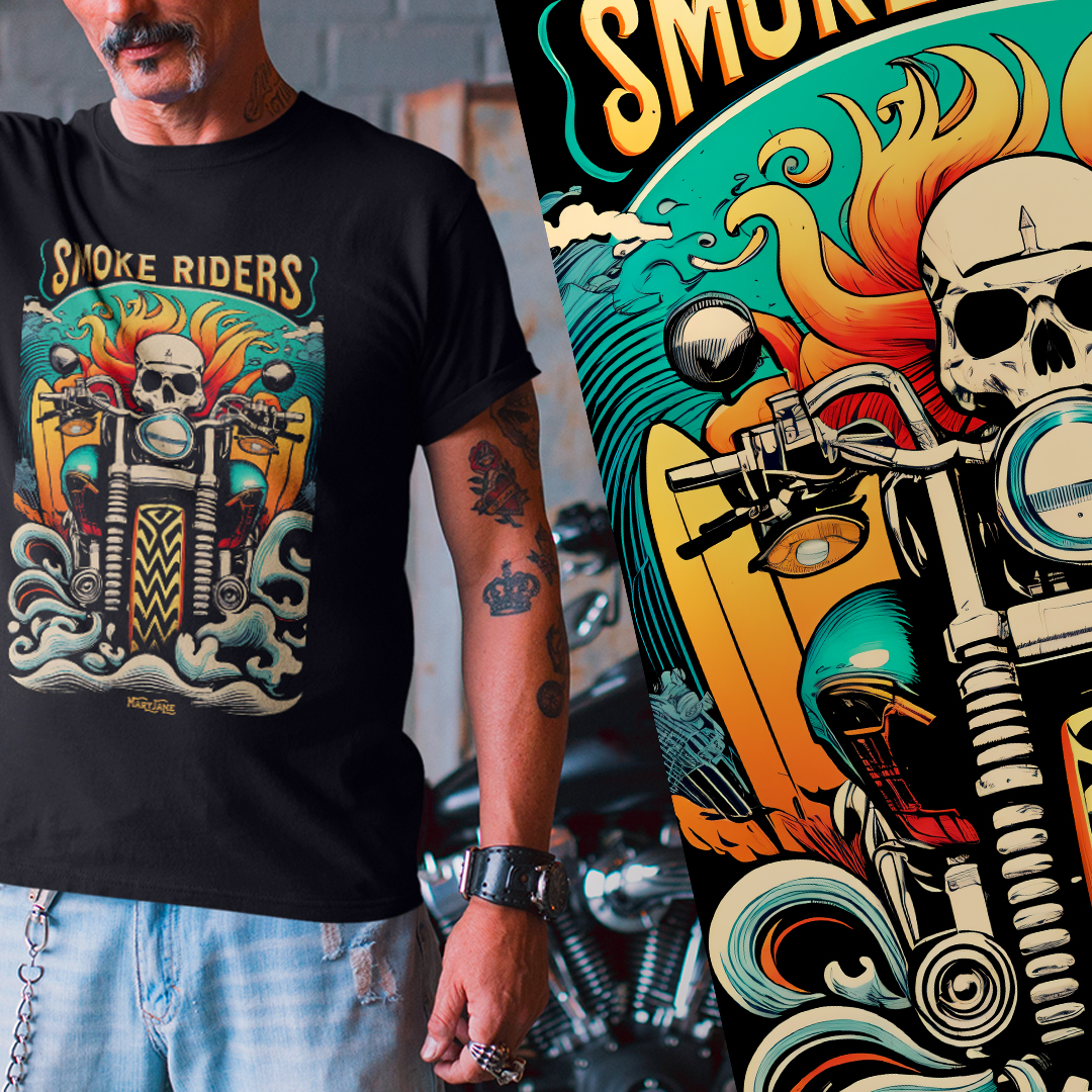 T-SHIRT SMOKE RIDERS QUALITY