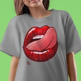 Nome do produto Tshirt baby Long BOCA tongue