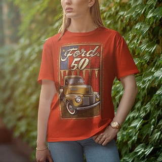 Nome do produto T-SHIRT OLD CARS FORD 50