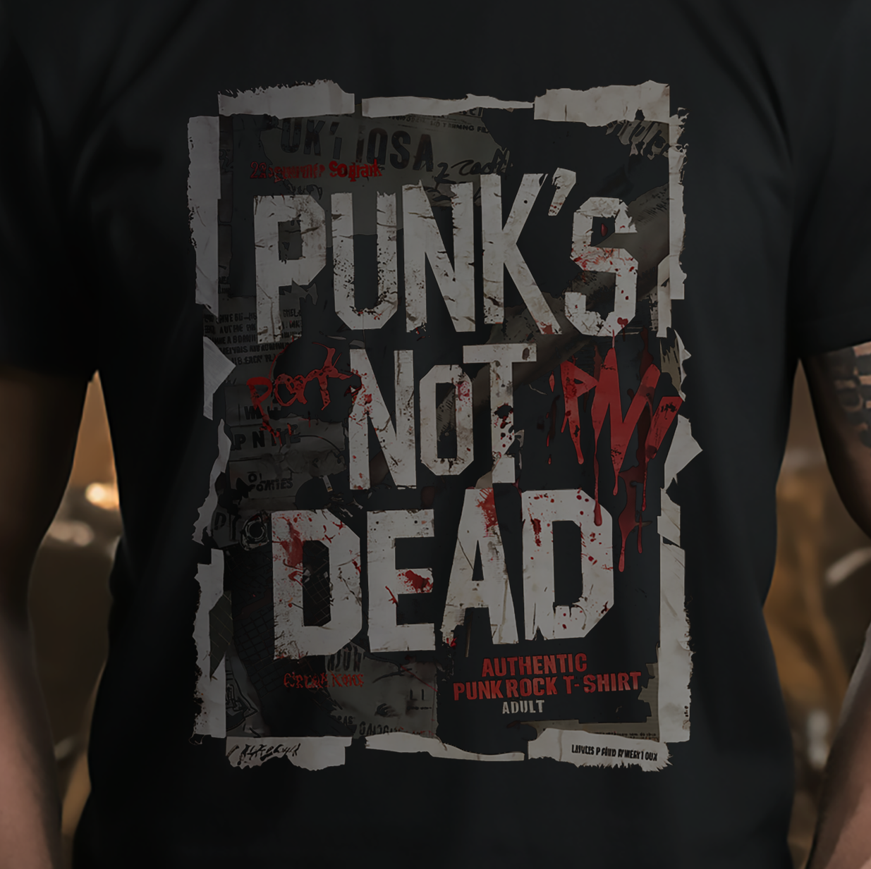 T-SHIRT PRIME PUNK'S NOT DEAD