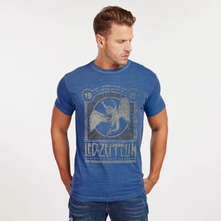 Nome do produto T-SHIRT ESTONADA LED ZEPPELIN