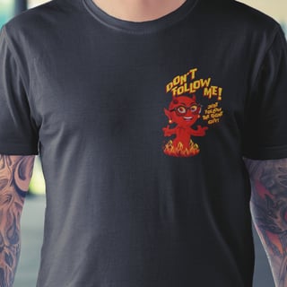 Nome do produto tshirt follow the right guy
