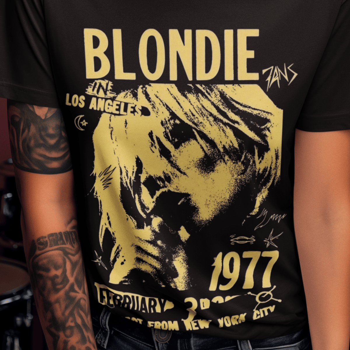 Nome do produto: T-SHIRT CLASSIC BLONDIE 1977