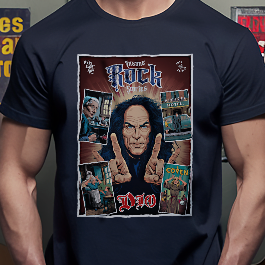 Nome do produto: T-SHIRT PRIME INSANE ROCK STORIES - DIO