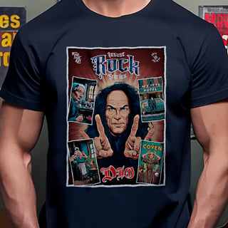 T-SHIRT PRIME INSANE ROCK STORIES - DIO