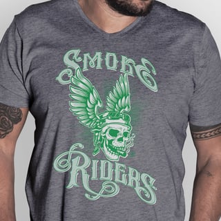 Nome do produto Tshirt Skull Smoke