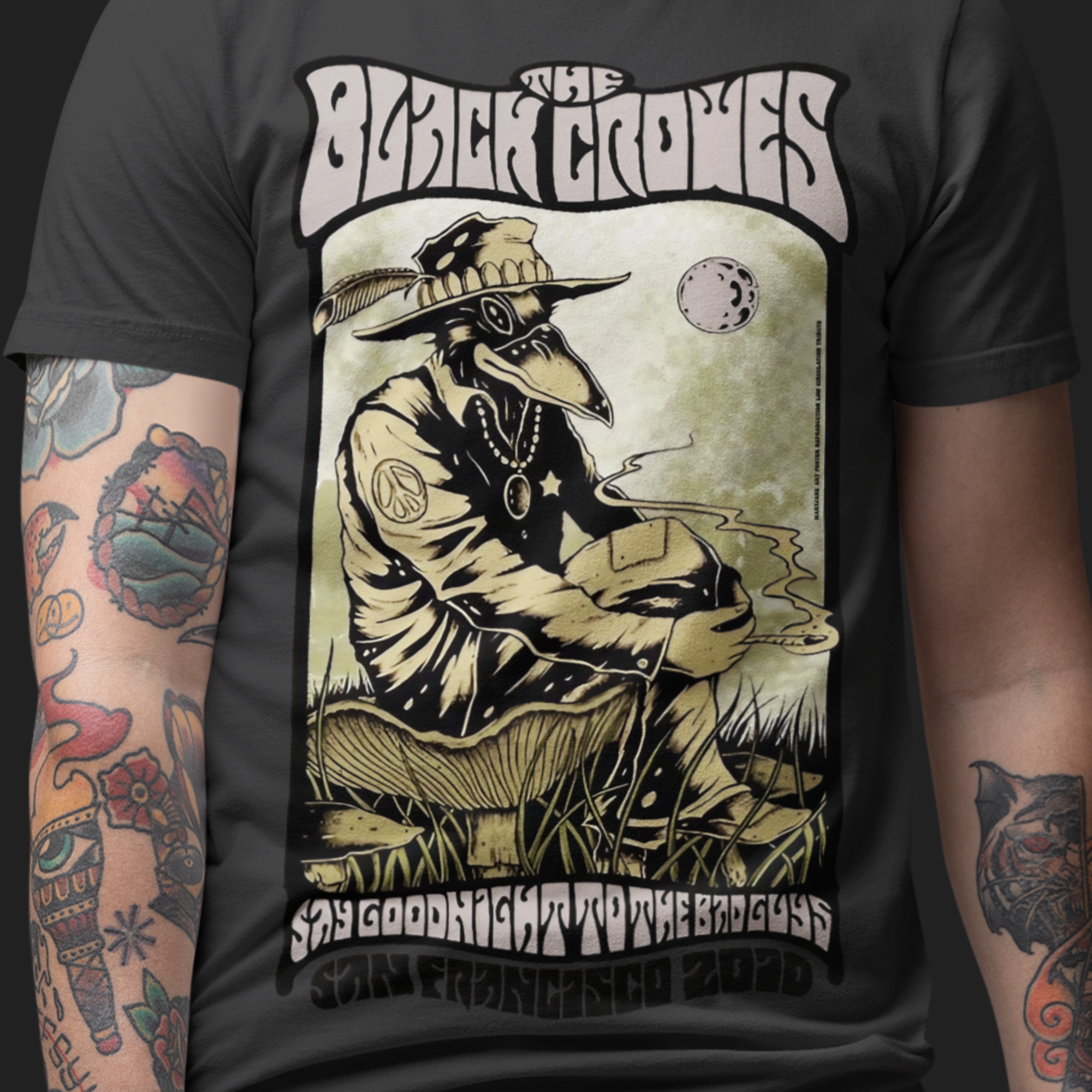 T-SHIRT QUALITY THE BLACK CROWES