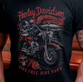 T-SHIRT PRIME LIVE FREE, RIDE HARD