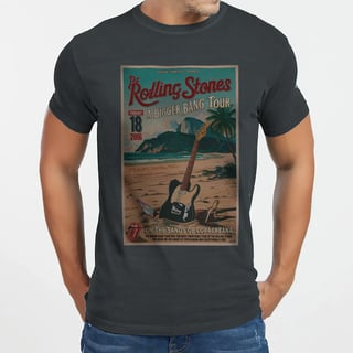 Nome do produto T-SHIRT ESTONADA THE ROLLING STONES