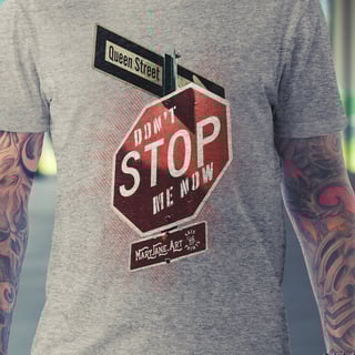 Nome do produto tshirt Don't stop me now