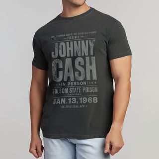 Nome do produto T-SHIRT ESTONADA JOHNNY CASH