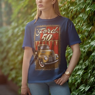 Nome do produto T-SHIRT OLD CARS FORD 50