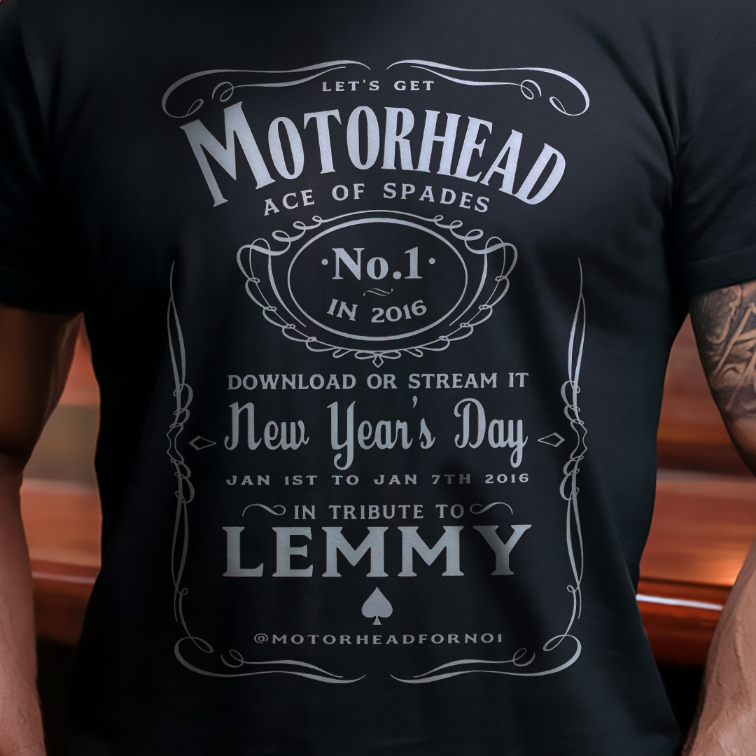 T-SHIRT PLUS SIZE LEMMY