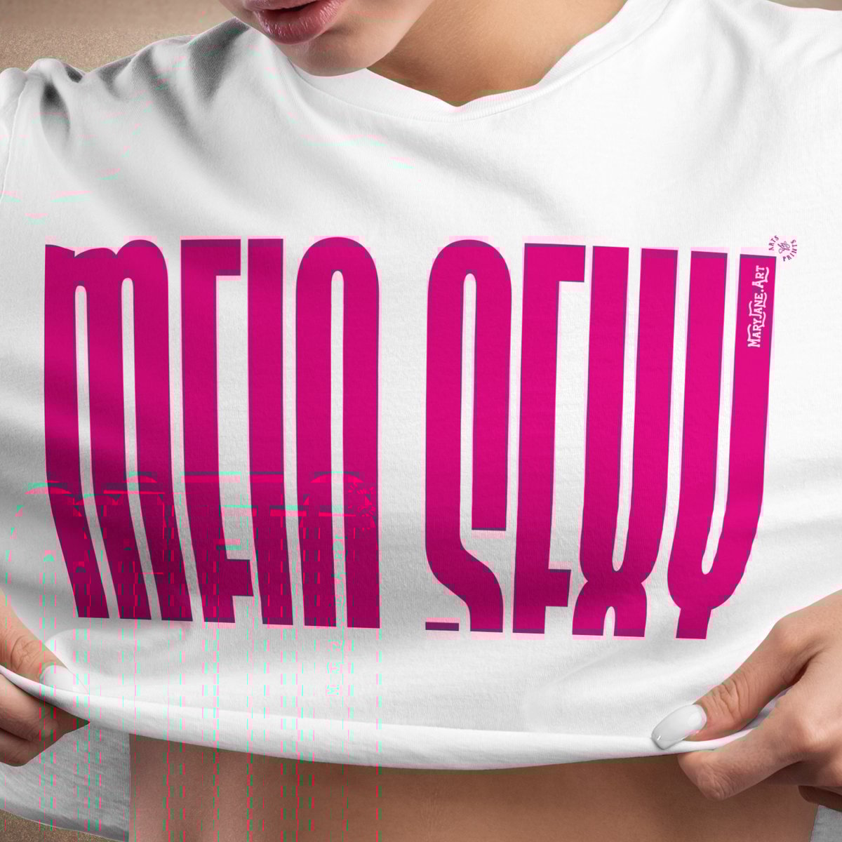 Nome do produto: Tshirt Cropped MEIO SEXY