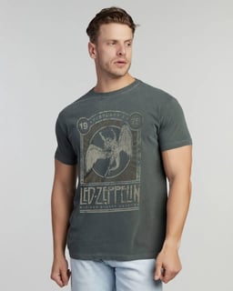 Nome do produto T-SHIRT ESTONADA LED ZEPPELIN