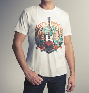 Nome do produto T-SHIRT LET'S ROCK