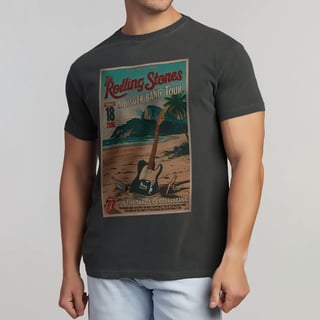 Nome do produto T-SHIRT ESTONADA THE ROLLING STONES