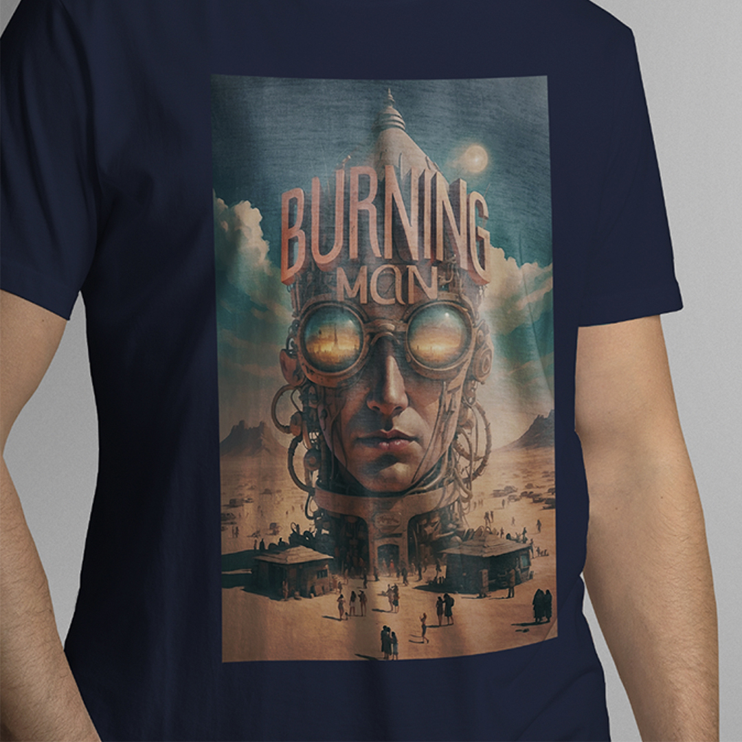 T-SHIRT BURNING MAN