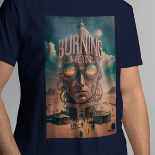 T-SHIRT BURNING MAN